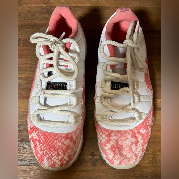 Jordan 11 Retro Low Pink Snakeskin Women’s Size 9.5 - Picture 9 of 15